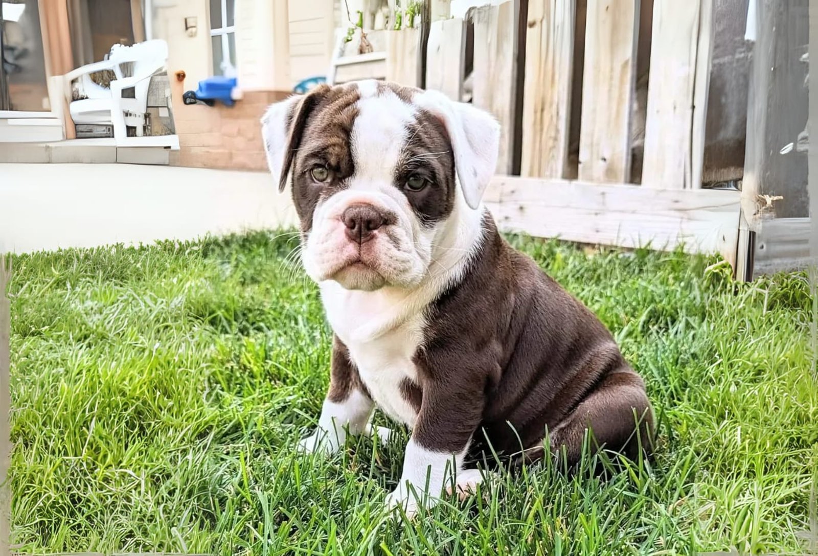 Gemstone Bulldogges family-raised Olde English Bulldogge 1